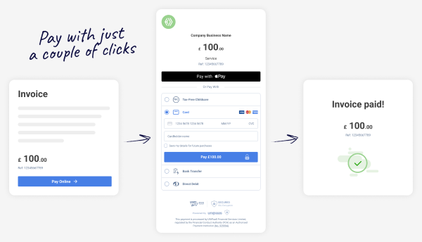 Parents pay in a couple of clicks